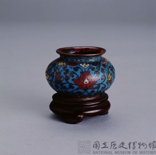 掐絲琺瑯小罐藏品圖，第1張