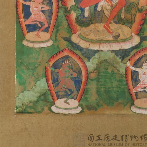 布地西藏佛像畫藏品圖，第8張