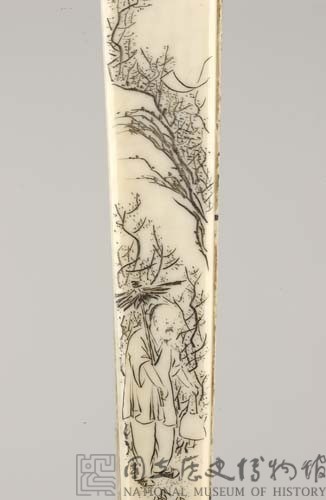牙雕扇骨藏品圖，第8張