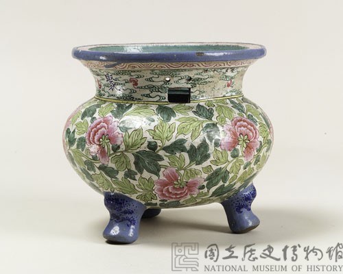 破砂胎粉繪聚寶盆藏品圖，第2張