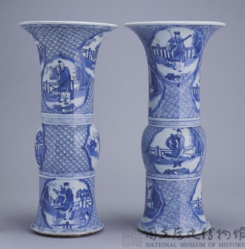 Blue-and-White Vase: The Eight Immortals Collection Image, Figure 1, Total 2 Figures