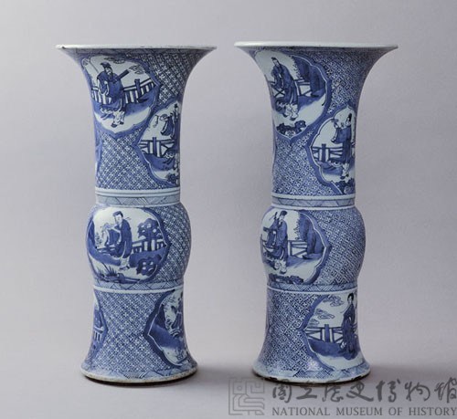 Blue-and-White Vase: The Eight Immortals Collection Image, Figure 2, Total 2 Figures