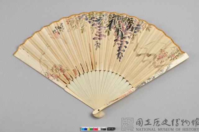 牙雕扇骨藏品圖，第1張