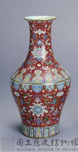 琺瑯彩瓶藏品圖，第1張