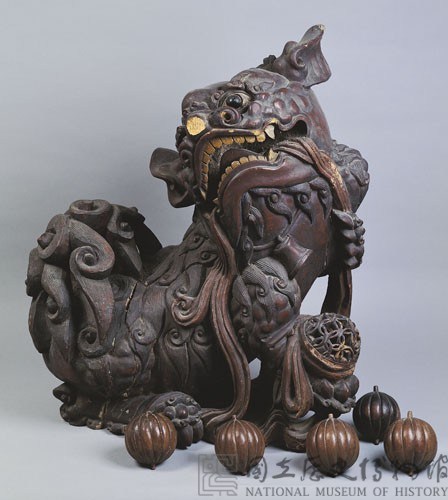 木刻獅藏品圖，第1張