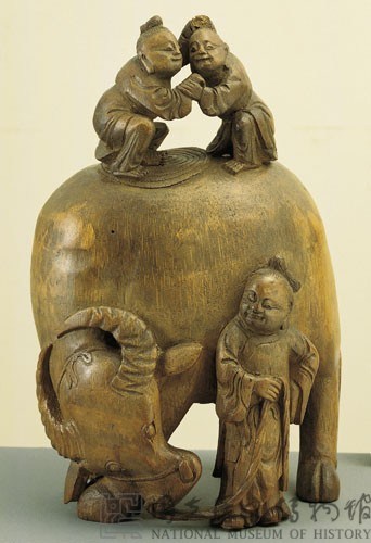 竹雕水牛人物像藏品圖，第1張