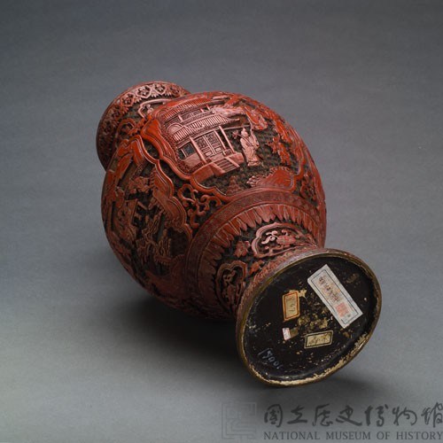 剔紅大花瓶藏品圖，第7張