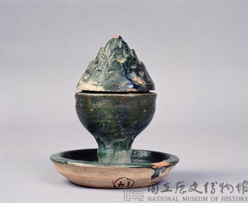 綠釉瓦博山爐藏品圖，第1張