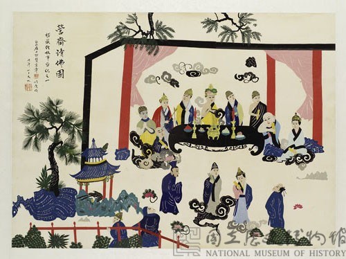營齋請佛圖藏品圖，第1張