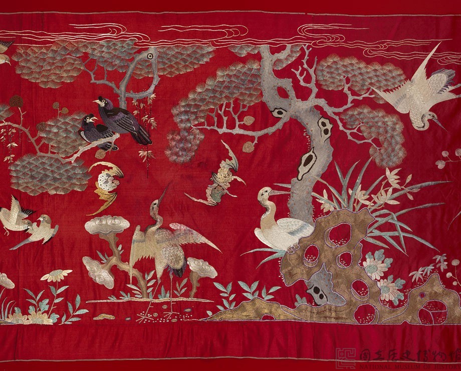 花鳥刺繡橫披藏品圖，第7張