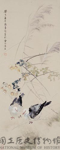 蘆菊雙鴿藏品圖，第1張