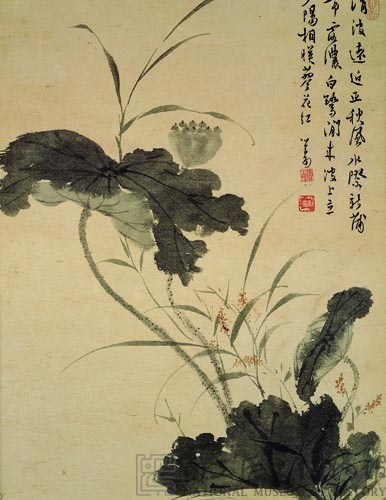 秋荷白鷺藏品圖，第3張
