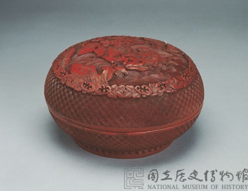 剔紅圓盒藏品圖，第1張