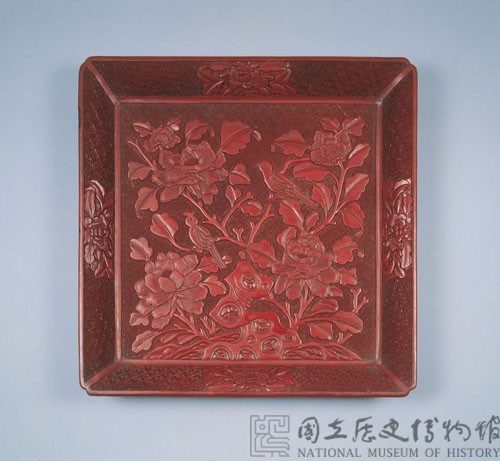 剔紅方盤藏品圖，第1張