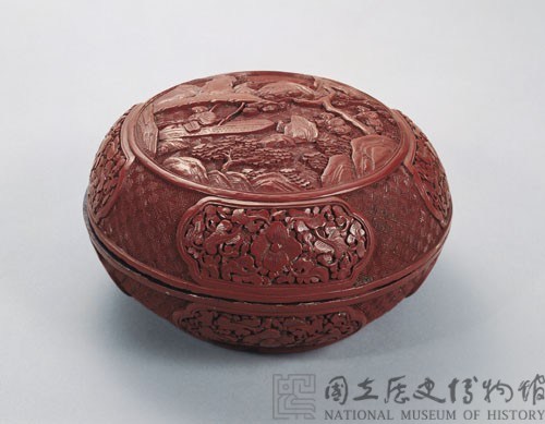 剔紅漆盒藏品圖，第1張