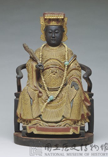 木刻彩繪媽祖藏品圖，第1張