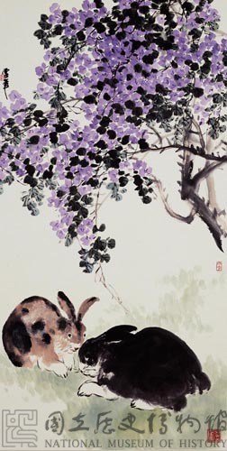 雙兔九重葛藏品圖，第1張