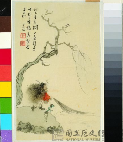 鍾馗馴鬼圖－柳下自引網藏品圖，第1張