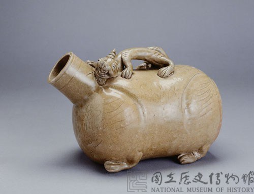 青瓷獸紋虎子藏品圖，第1張