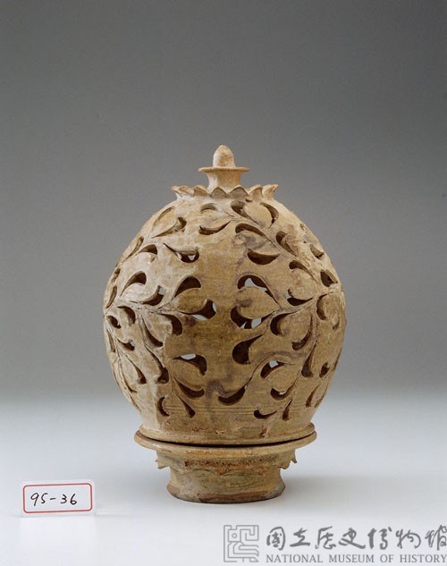 黃灰釉薰爐藏品圖，第1張