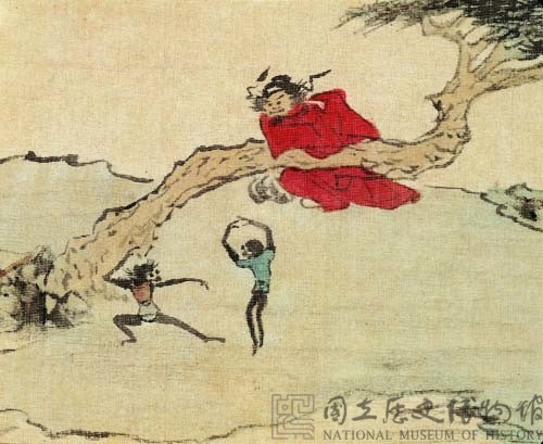 鍾馗馴鬼圖－看舞兩魑魅藏品圖，第3張