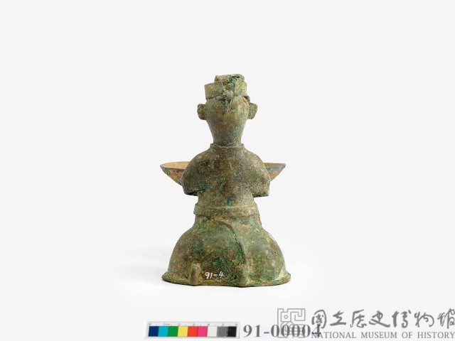 Bronze lamp in the shape of a person Collection Image, Figure 4, Total 4 Figures