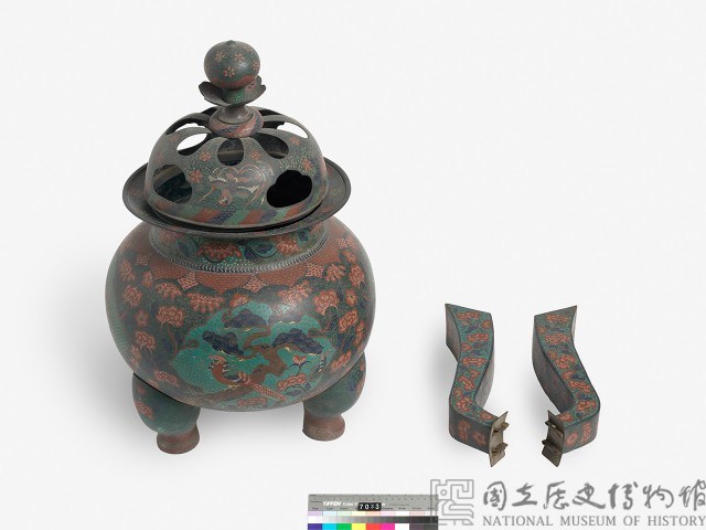 掐絲琺瑯鼎藏品圖，第3張