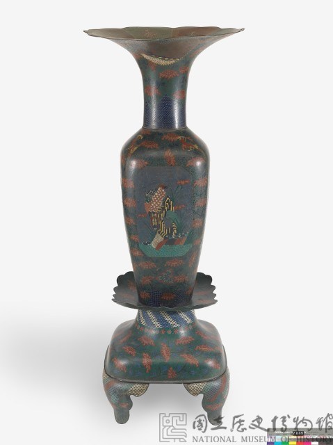 掐絲琺瑯大瓶藏品圖，第1張