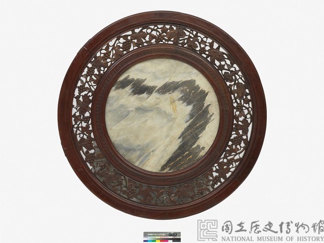 紅木嵌大理石插屏藏品圖，第2張
