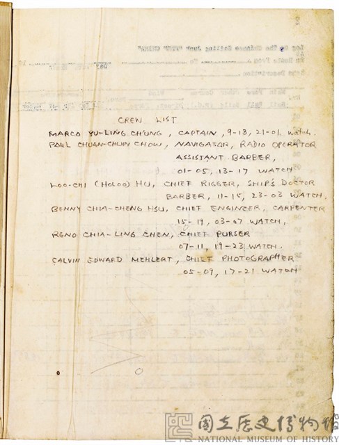 Logbook of the “Free China” Junk Collection Image, Figure 3, Total 11 Figures