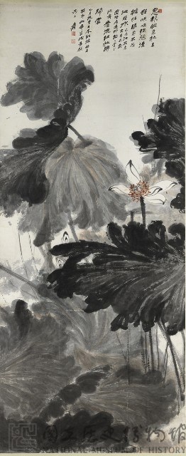墨荷四聯屏藏品圖，第2張