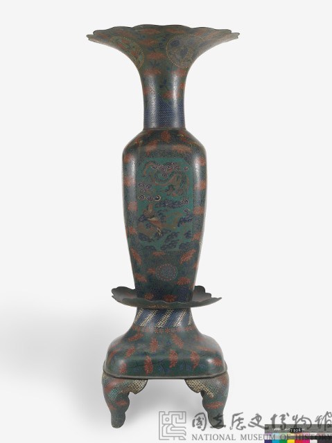 掐絲琺瑯大瓶藏品圖，第1張