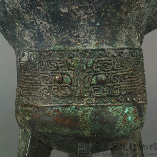 單柱饕餮紋銅爵藏品圖，第8張