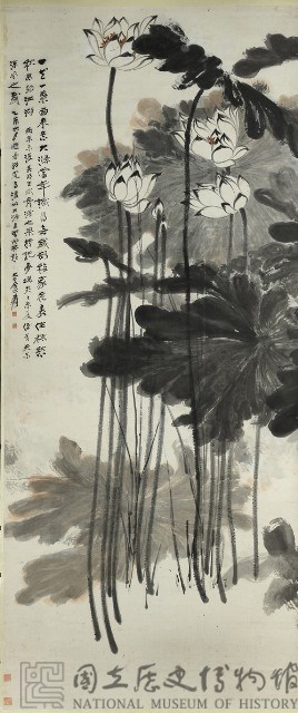 墨荷四聯屏藏品圖，第8張