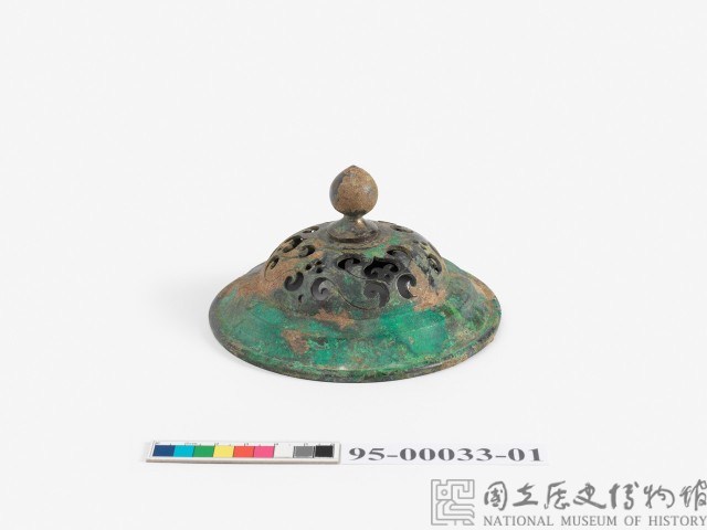 青銅四足提鍊薰爐藏品圖，第5張