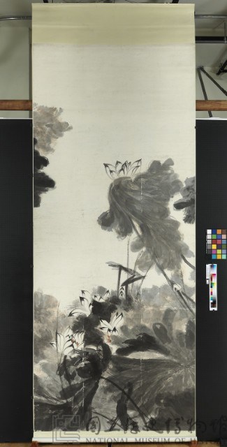 墨荷四聯屏藏品圖，第5張