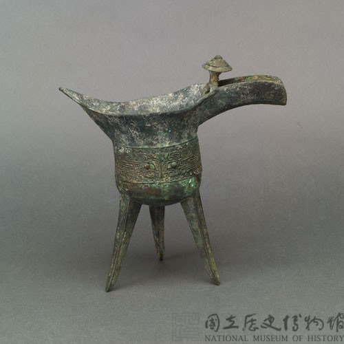 單柱饕餮紋銅爵藏品圖，第4張