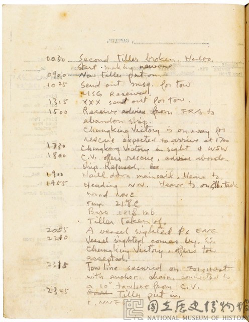 Logbook of the “Free China” Junk Collection Image, Figure 7, Total 11 Figures