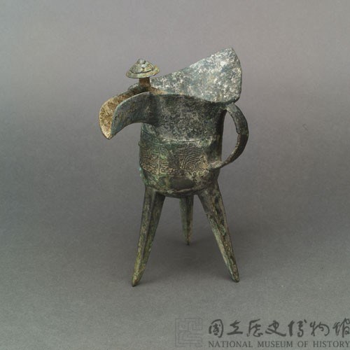 單柱饕餮紋銅爵藏品圖，第7張