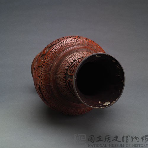 剔紅大花瓶藏品圖，第6張