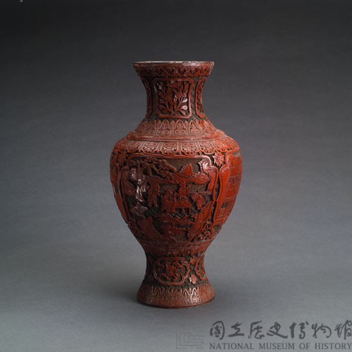 剔紅大花瓶藏品圖，第5張