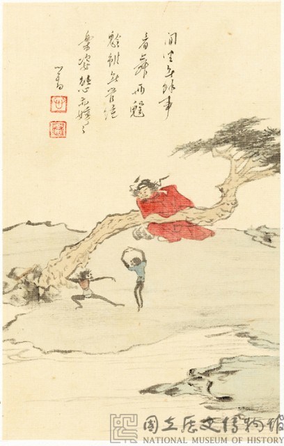 鍾馗馴鬼圖－看舞兩魑魅藏品圖，第2張