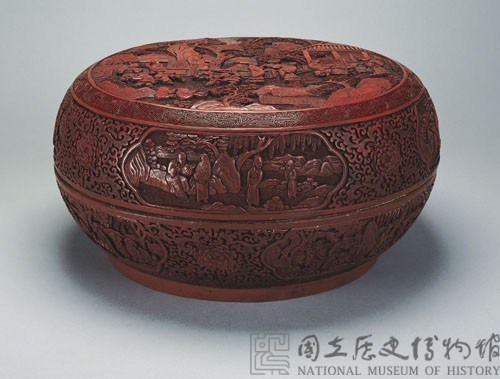 剔紅大花瓶藏品圖，第1張