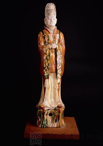 三彩文官俑藏品圖，第1張