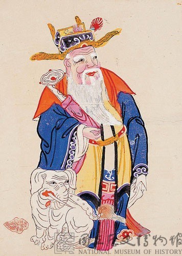 文官門神(白象)藏品圖，第2張