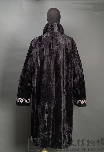 黑色滾邊男袍及帽藏品圖，第2張