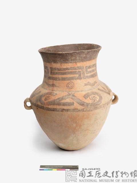 Double-handled earthenware jar with painted decoration. Collection Image, Figure 7, Total 9 Figures