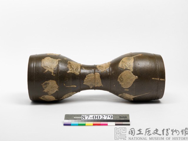 茶末釉藍白斑腰鼓藏品圖，第2張