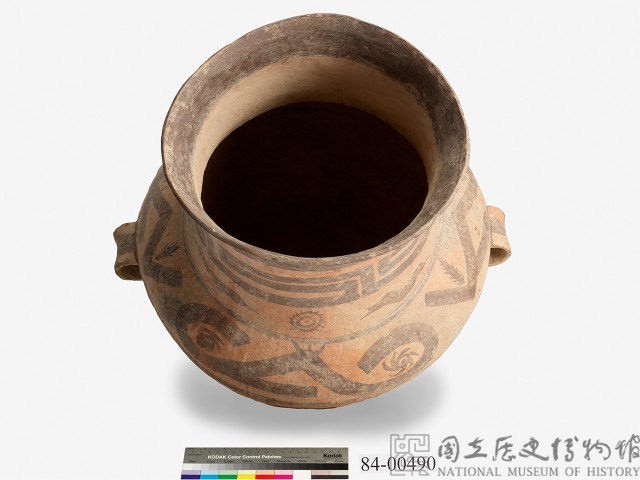 Double-handled earthenware jar with painted decoration. Collection Image, Figure 9, Total 9 Figures