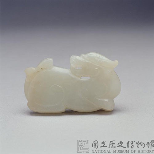 白玉辟邪藏品圖，第1張